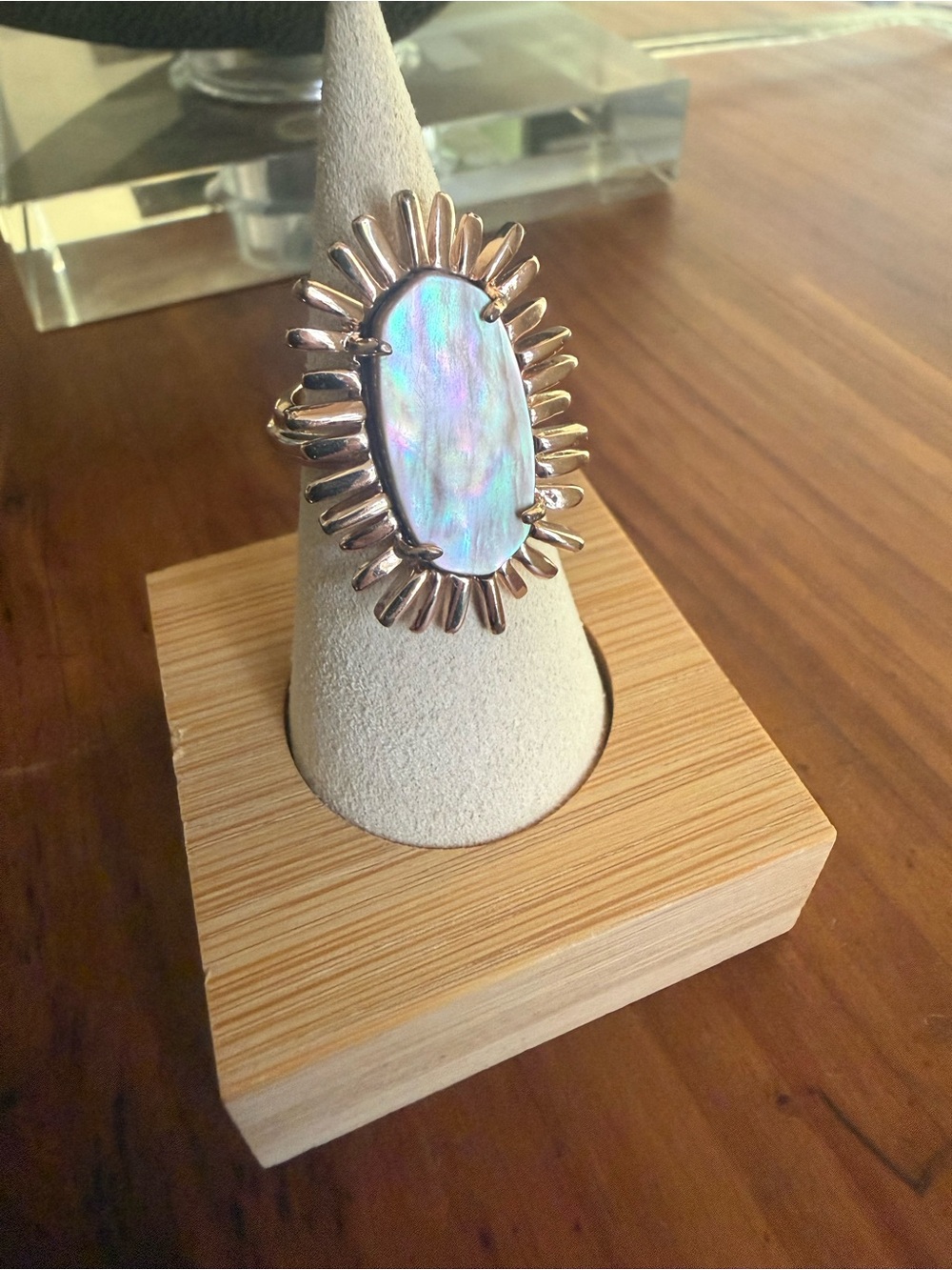 Kendra Scott Sunburst Abalone Statement Ring - Via Maya Collection